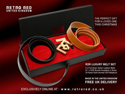 Retro Red Luxury Belt made by Devanet